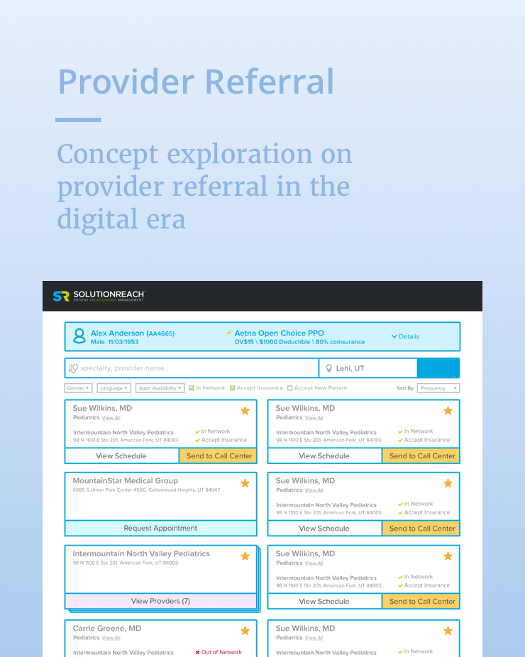 Provider Referral